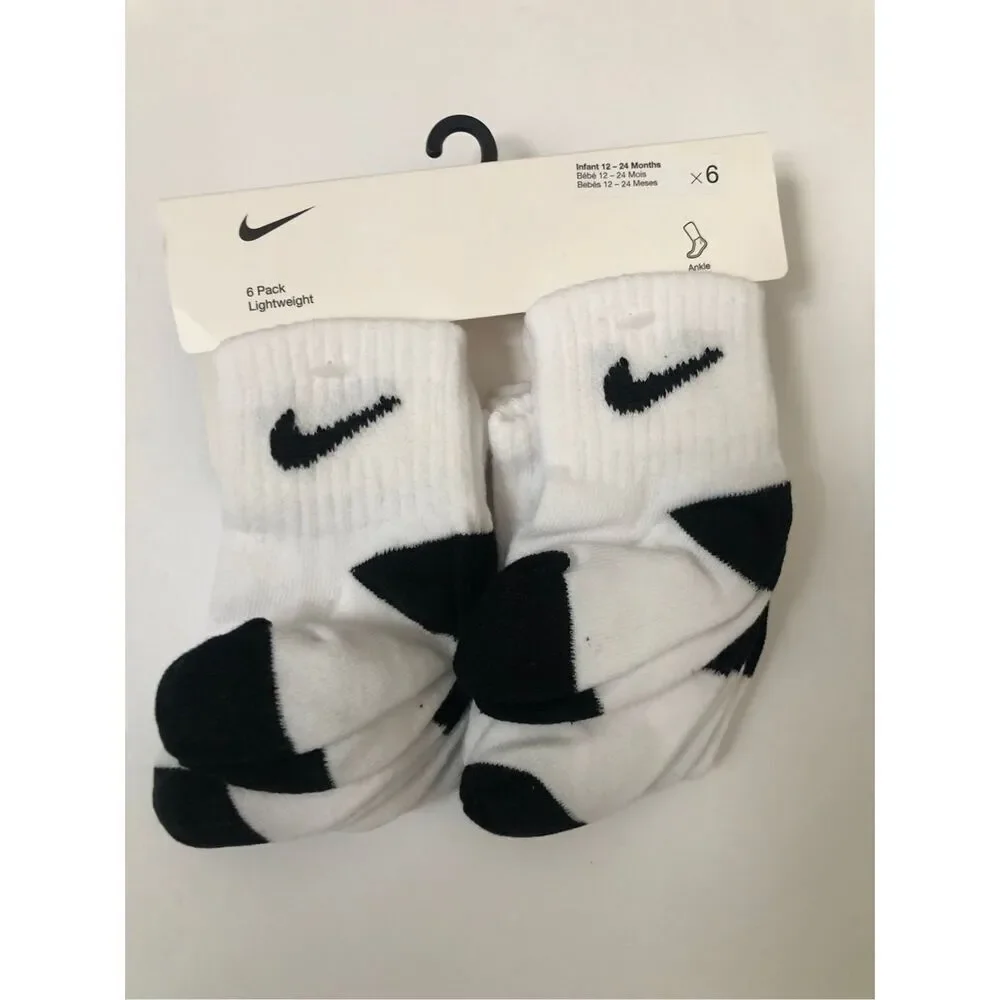 Nike Baby Socks 6-pack size 12-24 months